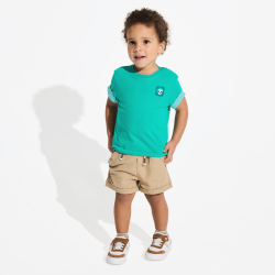 شورت من الكتان والقطن